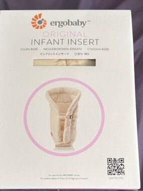 Ergobaby organic infant insert new